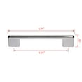 thumbnail image 7 of Utopia Alley 25pcs Taylor Pull Handle - Decorative Cabinet Drop Pull Handles- Vintage Cabinet Hardware with Hand Finished Polished Chrome - Metal Drawer Pull Handle, 5.0" Center to Center, 7 of 7