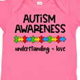 thumbnail image 4 of Inktastic Autism Awareness Understanding and Love with Puzzle Pieces Boys or Girls Baby Bodysuit, 4 of 5