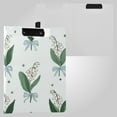 thumbnail image 2 of Blue Bows Tie on Flowers Foldable Binder Folder Clipboard with Pen Slot Double Clips A4 Size File Storage, 2 of 8