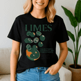 thumbnail image 2 of Retro Vintage Limes Graphic Vegetables Lemon Shirt, Summer Beach Tee,Summer Vibes,Summer Girl,Hello Summer,Summer Vacation Tshirt, 2 of 5