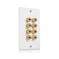 thumbnail image 2 of Cable Matters Placa de pared para cable de altavoz (placa de pared de, 2 of 2