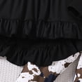 thumbnail image 5 of NOLDARES Toddler Clothes for Baby Girls Cute Print Long Sleeve Sweatshirt Pants Girls Warm Fall Winter Outfits Set(Black,5-6 Y), 5 of 7