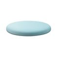thumbnail image 2 of Round Knitted Seat Cushion 12"x12" - 1.2" Thick Foam Pad with Non-Slip Ties, Removable Cover for Patio/Office/Dining Chairs Blue, 2 of 9