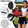 thumbnail image 6 of HUIACONG Cute Red Ladybug Golf Cart Seat Covers Breathable Portable Golf Cart Seat Covers Club Car 4 Pocket Anti-Slip Fit Most Cars EZGO Yamaha Club Car, 6 of 7