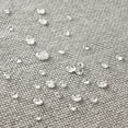 thumbnail image 6 of Martha Stewart Woven Water Resistant Lindos Fabric Placemat Set 6-Pack, 15" Round, Grey, 6 of 9