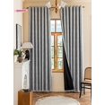 thumbnail image 6 of Sunyuer 100% Blackout Floral Curtains for Bedroom, Blossom Flower Patterned Curtains for Living Room,Thermal Insulated Farmhouse Drapes, Grommet Top 2 Panels, 6 of 15