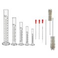thumbnail image 3 of Premium borosilicate glass cylinders set with pipettes and brushes, 3 of 5