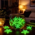 thumbnail image 6 of 50 PCS Glow in The Dark Rocks - Color Luminous Stones Starfish-Shaped Sea Aquarium Glow Stones Fish Tank Rocks Outdoor Decor Garden Yard Walkway Pathway, 6 of 6