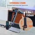 thumbnail image 3 of SKYSHALO Microphone 360° Rotatable Adjustable Boom Arm with Desk Mount Mic Stand, 3 of 9