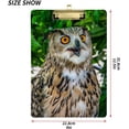 thumbnail image 3 of FMSHPON Owl Clipboard Hardboard Wood Nursing Clip Board and Pull for Standard A4 Letter 13x9 inches, 3 of 8