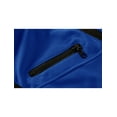 thumbnail image 5 of Unique Bargains Men's Sleeveless Zip Up Drawstring Hooded Vest 42 Blue, 5 of 7