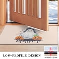 thumbnail image 3 of Happy Halloween Pumpkin Ghost Door Mat Decorations Pumpkin Skull Bat Spider Welcome Mat Retro the Indoor Door Mat/Outdoor Crystal Velvet 30x17 Inches, 3 of 7