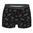 thumbnail image 5 of Uemuo Hawaiian Style Pattern Men's Boxer Briefs,Trunk Anti-Chafing,Comfortable, Durable, and Stylish Underwear-X-Large, 5 of 9