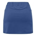 thumbnail image 5 of Iugvhana Womens Skorts with Pockets Lightweight Tummy Control Plus Size Skorts for Women High Waist Solid Color Athletic Sports Skirt Shorts Blue#03 XXXL, 5 of 5