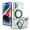 Green, variant on Compatible with Samsung Galaxy A23 5G Case with Magnetic Stand Clear,Phone Samsung A23 5G Case Silicone Transparent Support Wireless Charging Shockproof Luxury Protective Cover (Black)