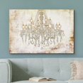 thumbnail image 2 of wall26 Canvas Print Wall Art Crystal Chandelier on Grunge Background Decorative Lights Digital Art Modern Art Chic Relax/Calm Multicolor for Living Room, Bedroom, Office - 16"x24", 2 of 5