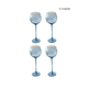 thumbnail image 4 of Juego de 4 copas Bruna azul filo oro, 4 of 6