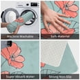 thumbnail image 2 of Hand Drawing Flowers Rugs Washable Cover Floor Rug Carpets Home Decorations for Bathroom Kitchen Bedroom Indoor 31.5x20 inch, 2 of 6