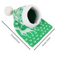 thumbnail image 3 of Dog Winter Hat Scarf Set Knitted Pet Christmas Warm Accessories, Cozy Neck Ear Warmer Hood for Small Medium Large Cats Dogs, Holiday Party Photo Outfit Cold Weather Gear L, 3 of 7