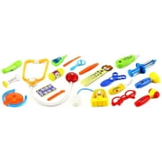 Role play Medical Doctor Play-set Toy Kit w/ Light Up Tools, Perfect for Role Playing, Comes w/ Everything Needed, Fun Medical Kit (Colors May Vary)