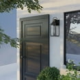thumbnail image 3 of Outdoor Wall Lantern In Traditional Style-20.75 Inches Tall And 7 Inches Wide-Black Finish-Led Lamping Type Capital Lighting 946421Bk-Gl, 3 of 5