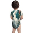 thumbnail image 3 of Yiaed Tropical Parrot Floral Artwork Print Infant Climbing Short Sleeve Onesie One-Piece Baby Bodysuit Clothes 0-12 Months -18 Months, 3 of 6