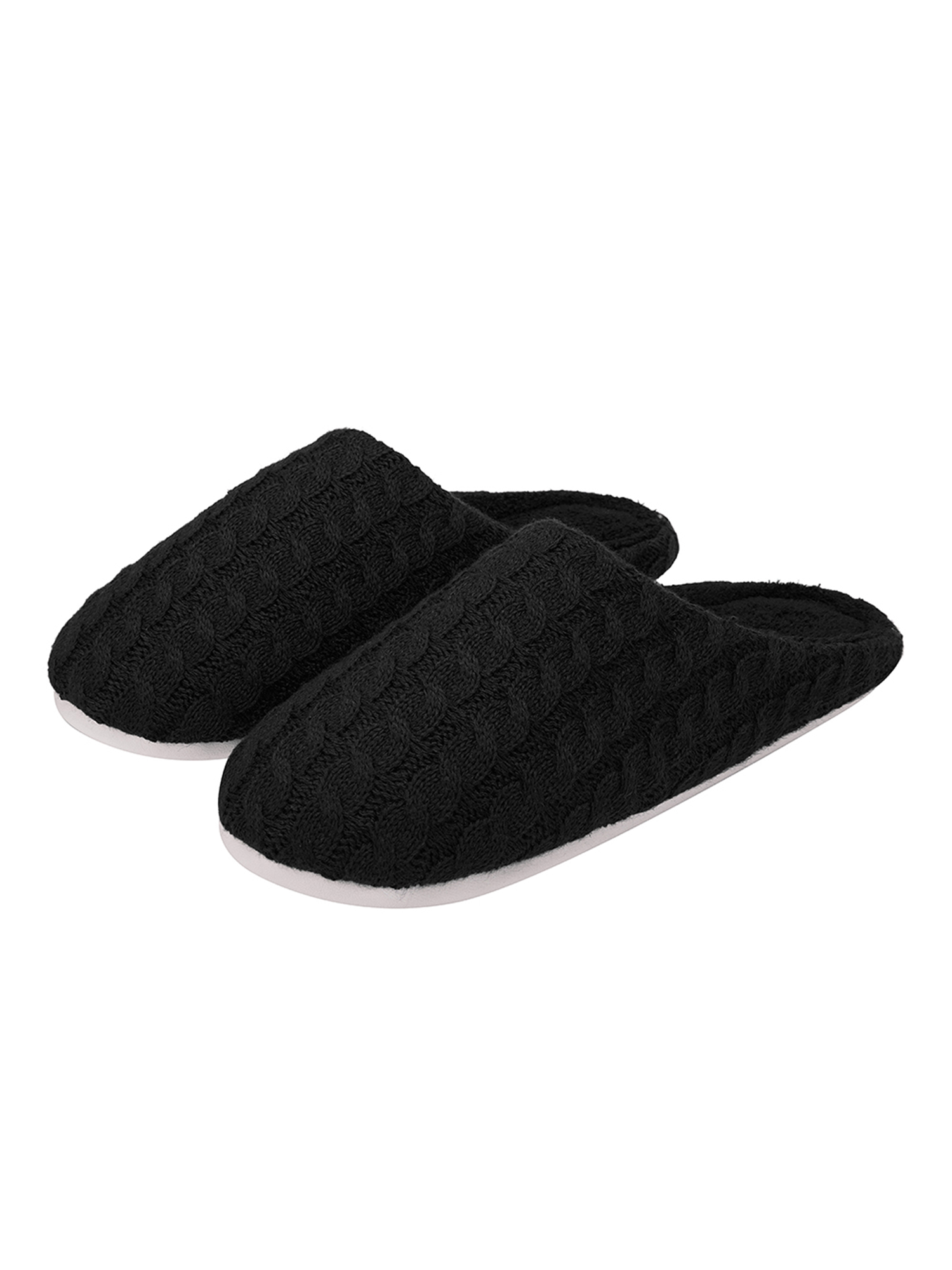 SAYFUT Men's and Women's Memory Foam House Slippers Soft Sole Cotton Comfortable Indoor Slid Slippers Slip Ons Mens Slide Slippers Shoes - image 1 of 8