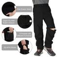 thumbnail image 3 of POENTAB Boys Sweatpants Cargo Joggers Convertible Water-repellent Hiking Pants Outdoor Clothes Black Size 8-9, 3 of 6