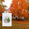 thumbnail image 4 of Winter Yard Flags 28x40in - Double-Side Snow-covered Snowflakes Christmas Porch Decor Pine Trees Versatile Garden Flags - for Garden Home Porch Patio Front Door Decoration, 4 of 6