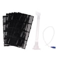 thumbnail image 2 of Aquarium Fish Tank Bottom Filter Plate Decorative Under Gravel Enhancer System - 24P, 2 of 10