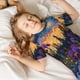 thumbnail image 5 of Balery Cosmic Irises At Twilight Conjunto de Pijama Infantil de Manga Corta con Estampado – Ropa de Dormir de Algodón Suave-3X-Large, 5 of 6