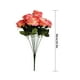 thumbnail image 2 of Ramo de novia de boda de flor de rosa artificial de 10 cabezas, ramo de flores de simulación de oficina en casa, rosa falsa, rosa roja tholdsy HA7036-06B, 2 of 5