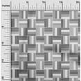 thumbnail image 2 of oneOone Polyester Spandex Gray Fabric Geometric Bold Lines Sewing Material Print Fabric By The Yard 56 Inch Wide, 2 of 4