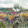 thumbnail image 3 of Robinson, Carol 20x20 Black Modern Framed Museum Art Print Titled - Wildflower Cottage, 3 of 5