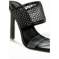 thumbnail image 4 of London Rag Salween Clear Embellished Square Toe Womens Heels, 4 of 10
