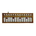 thumbnail image 5 of Vintage Wooden Abacus with Reset Button Traditional Math Counting Tools for Students Teachers Accountants Office Clerks, 5 of 9