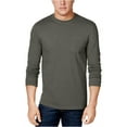 thumbnail image 1 of Club Room Mens Garment-Dyed Basic T-Shirt, Grey, XXX-Large, 1 of 1