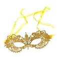 thumbnail image 3 of Máscara de encaje / Máscara / Máscara de media cara delicada / Máscara de encaje suave y elegante / Correa de hilo dorado, 3 of 9