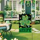 thumbnail image 4 of Bandera de jardín de cuatro hojas del Día de San Patricio, 4 of 5