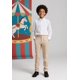 thumbnail image 4 of Pantalones KEYWANTS para niños, uniforme, talla 5, cintura ajustable, color beige, 4 of 6