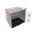 thumbnail image 6 of Floral Dog Crate Cover, Flowers Inspired Romantic Tone Florets, Easy to Use Pet Kennel Cover Small Dogs Puppies Kittens, 7 Sizes, Ceil Blue Pink White, by Ambesonne, 6 of 6