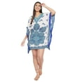 thumbnail image 2 of Oussum Women Plus Size Tunic Short Kaftans Dress Ladies Summer Tunics Online, 2 of 8