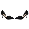 thumbnail image 4 of Zapatos de tacón para mujer, con lazo en el tobillo, sandalias de tacón fino, puntera puntiaguda, cómodos para fiesta de boda, 4 of 8
