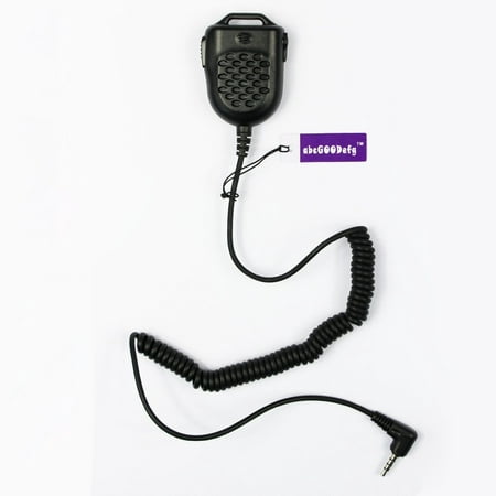abcGoodefg Mini Shoulder Remote Mini Speaker Mic Microphone for 1 PIN Yaesu Vertex Walkie Talkie Radio FT_50 FT_60 FT_10R