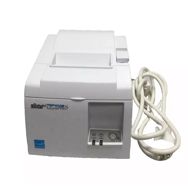 Used Star TSP143IIIU TSP100III USB Thermal POS Receipt Printer White.