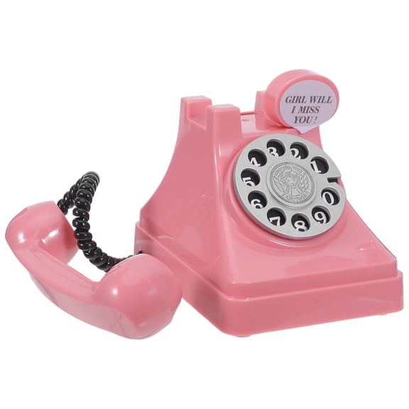 Minkissy Kids Retro Phone Toy with Storage Case - , Educational, and Fun Playset for Children