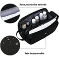 thumbnail image 4 of Neceser Maquillaje de Viaje Impermeable Bolsa Cosmetiquera de Aseo, Bolsa de Baño Gran Capacidad y Portátil, Organizador Bolsa de Maquillaje, para Artículos de Baño y Cosméticos, Viajes de Negocios, 4 of 4
