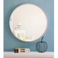 thumbnail image 2 of Elegant Lighting MR4033S 24 in. Eternity Metal Frame Round Mirror, Silver, 2 of 2