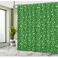 thumbnail image 5 of Ambesonne Abstract Green Shower Curtain, Cartoon Ivy Plants, 69"Wx75"L, Green Avocado Green, 5 of 5