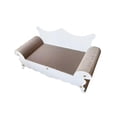 thumbnail image 4 of Rascador para gatos, sofá cama, tablero rascador para mascotas, protector de muebles, rascador antiguo para gatos, rascador para gatos durmiendo blanco, 4 of 9